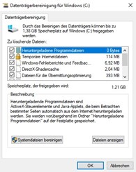 Cache in Windows 10/11 leeren
