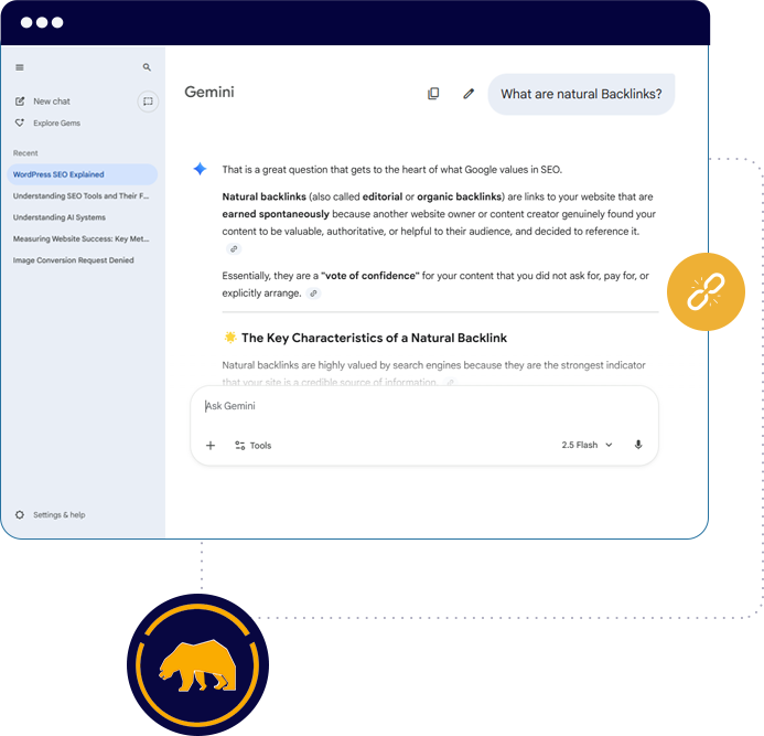 Was sind natürliche Backlinks